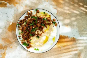 Hummus Mit Hackfleisch